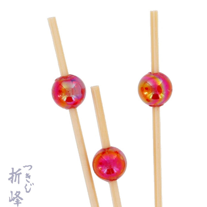 ビーズピックス 5cm 赤