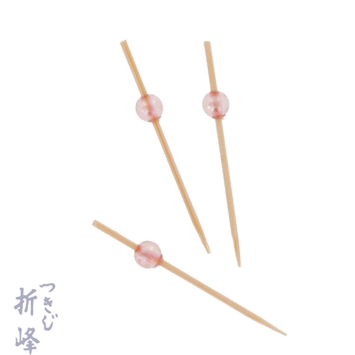 ビーズピックス 5cm 桃