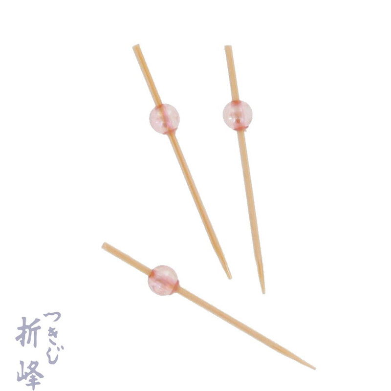 ビーズピックス 5cm 桃