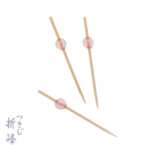 ビーズピックス 5cm 桃