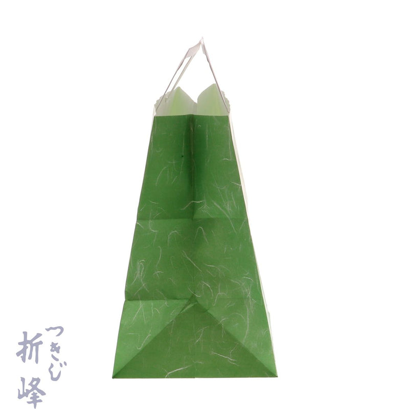 紙手提 雲竜緑 大 E