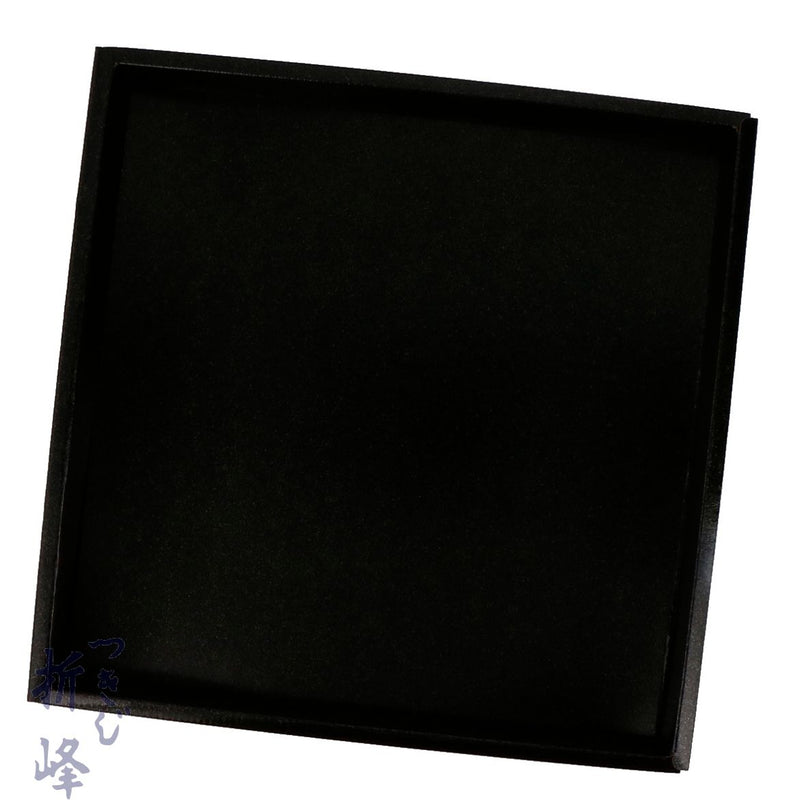 飯台 黒金砂目 4号 カブセ蓋付