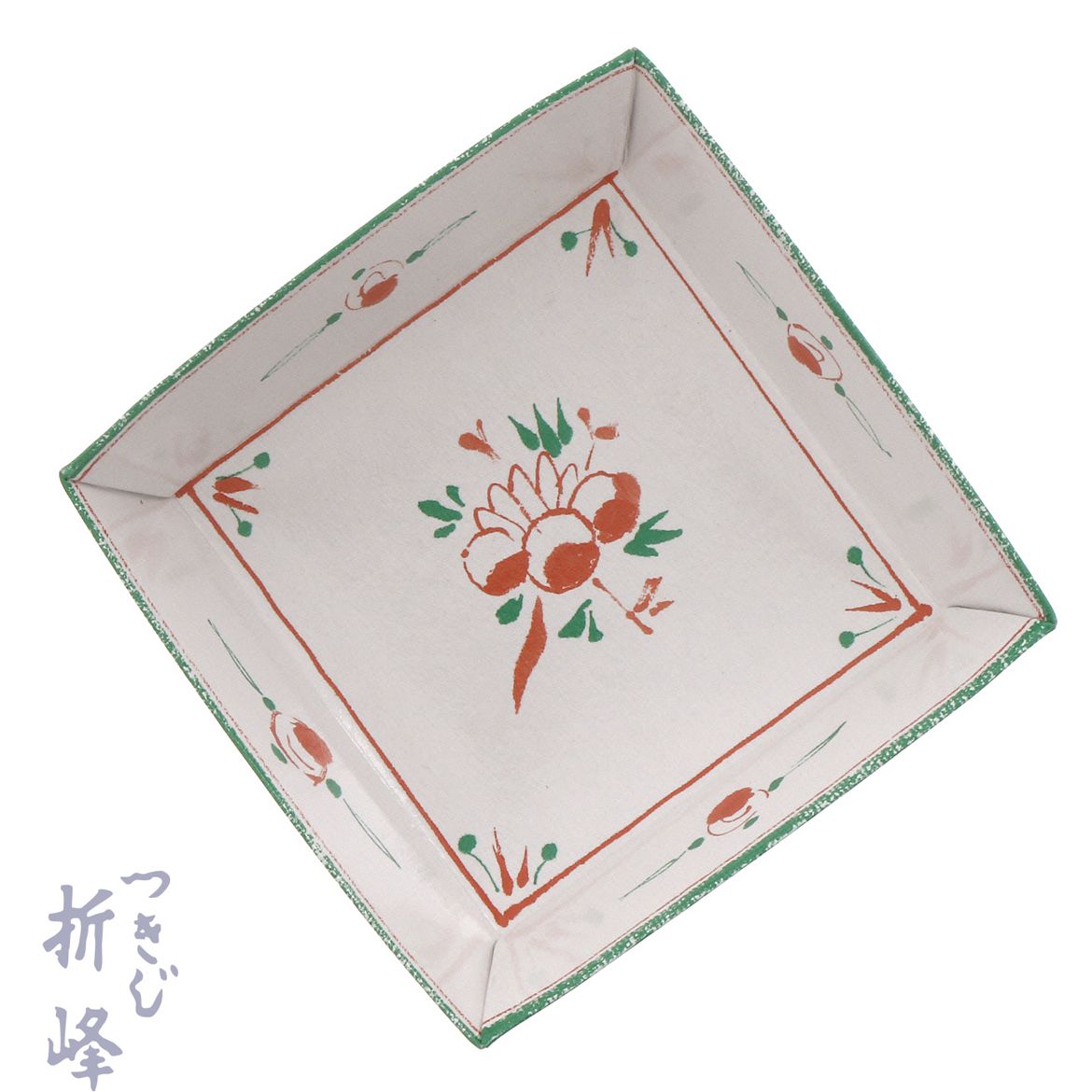 紙皿 80ー花