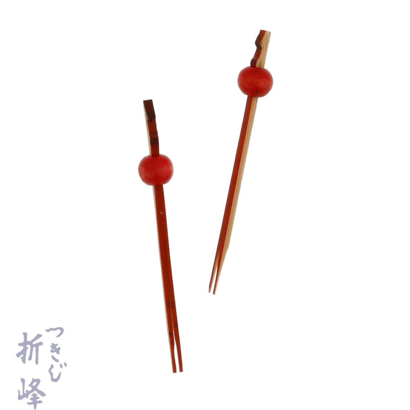 南天松葉串 5.5cm 茶