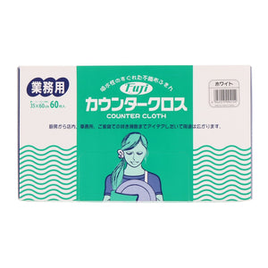 フジ カウンタークロス 厚手 ホワイト