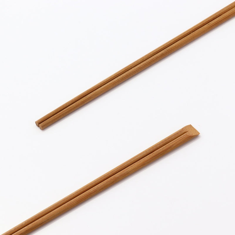 スス竹 天削箸 24cm 炭化箸