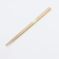 桧 細角箸 24cm 緑帯巻