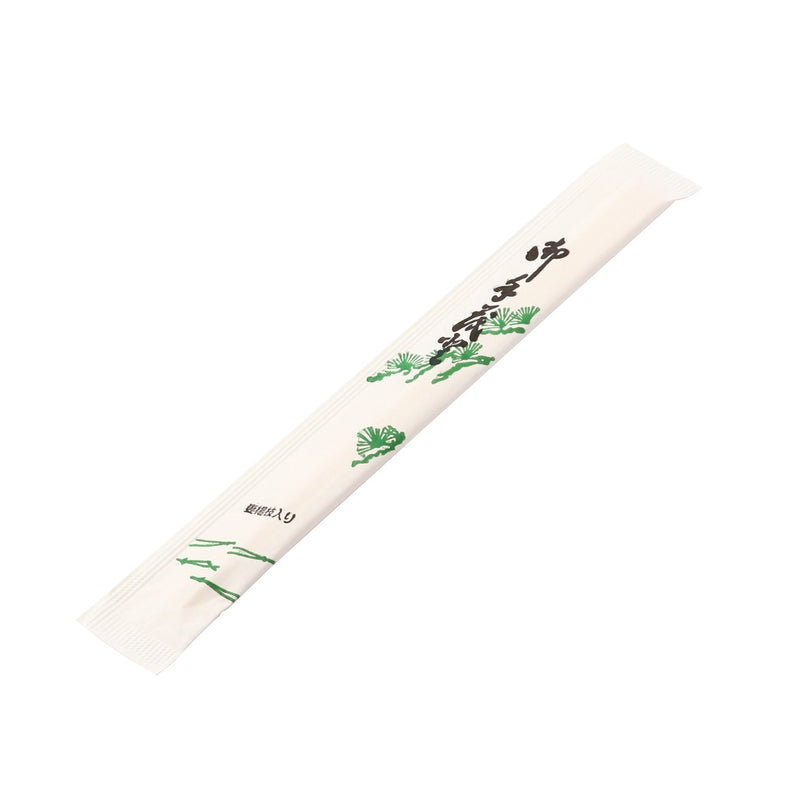 完封箸 松柄 アスペン元禄21cm 楊枝入