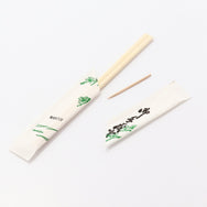完封箸 松柄 アスペン元禄21cm 楊枝入