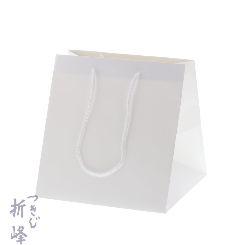 紙手提 アレンジバッグS 白