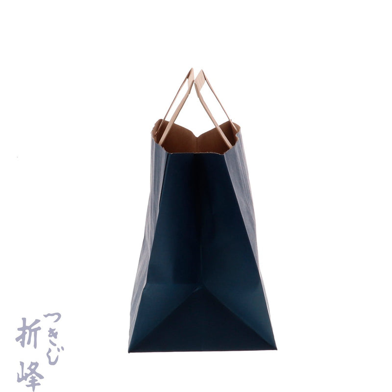 紙手提 Hフラット 220-1 未晒ネイビー