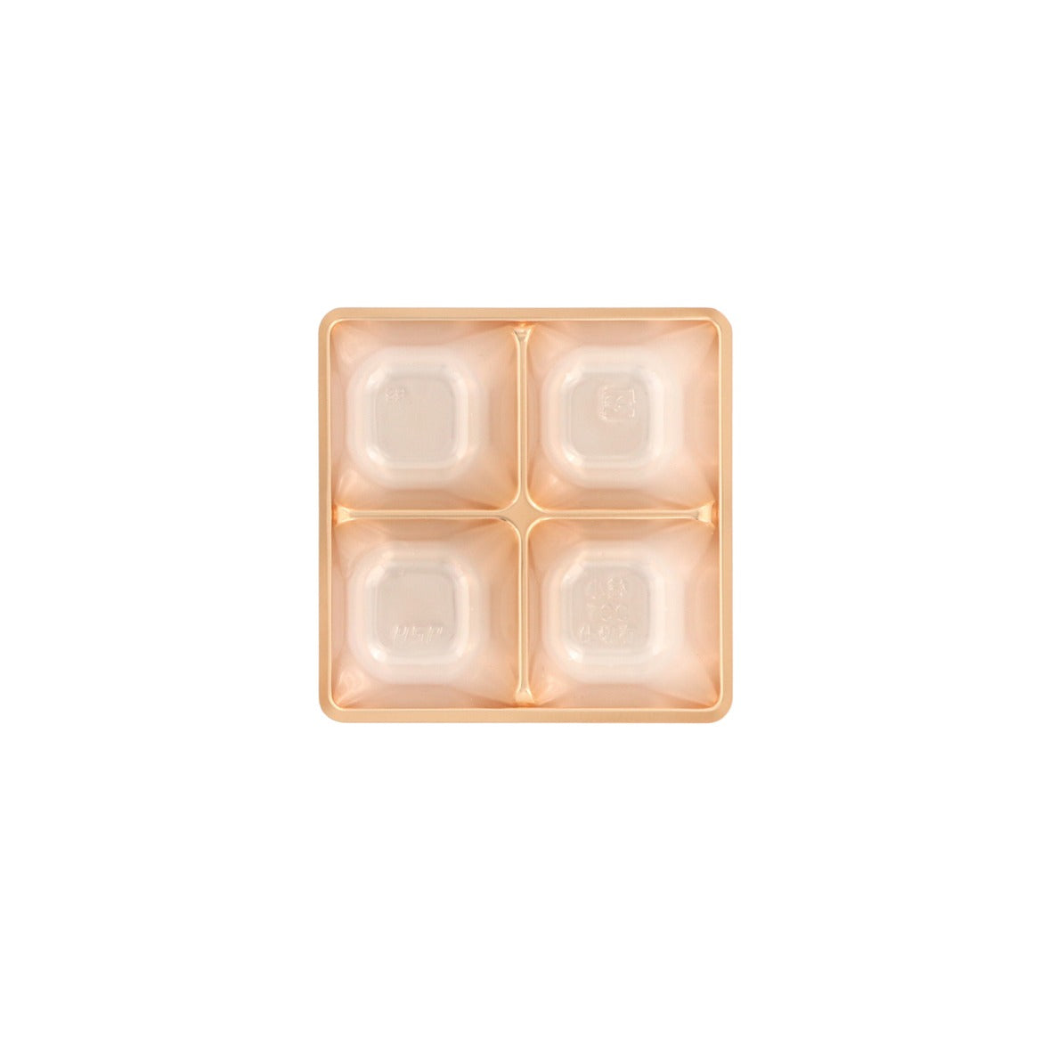 小鉢70 C 仕切有 赤金