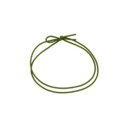 四季彩ゴム結 二重片花 115mm 小 緑