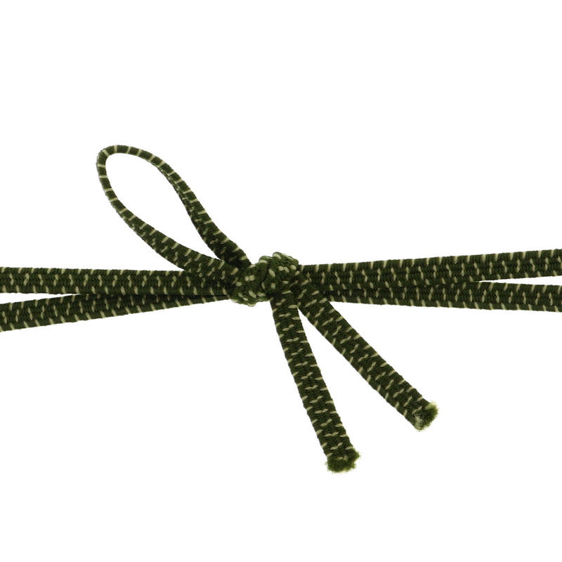 平ゴム松葉結 緑 160mm