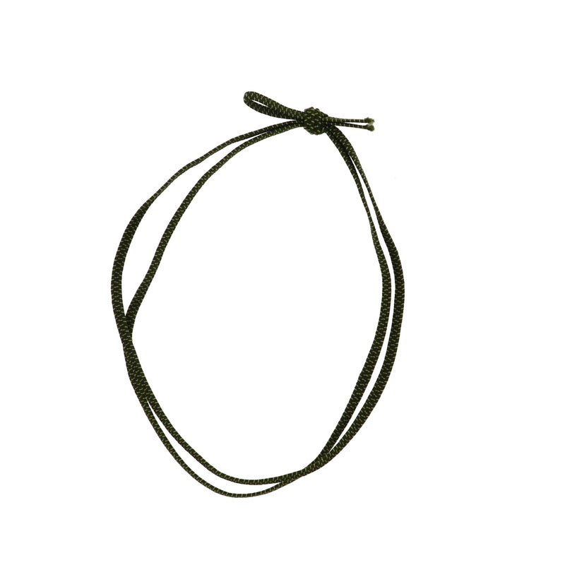 平ゴム松葉結 緑 160mm