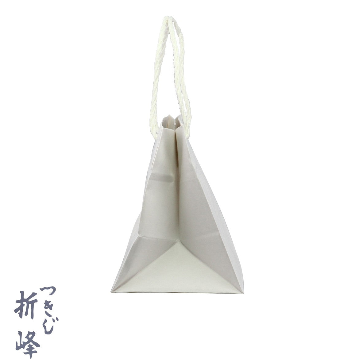 紙手提 白 フラット L-23