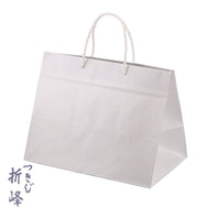 紙手提 白 フラット L-32