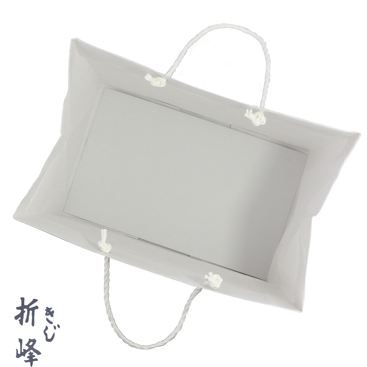 紙手提 白 フラット L-32