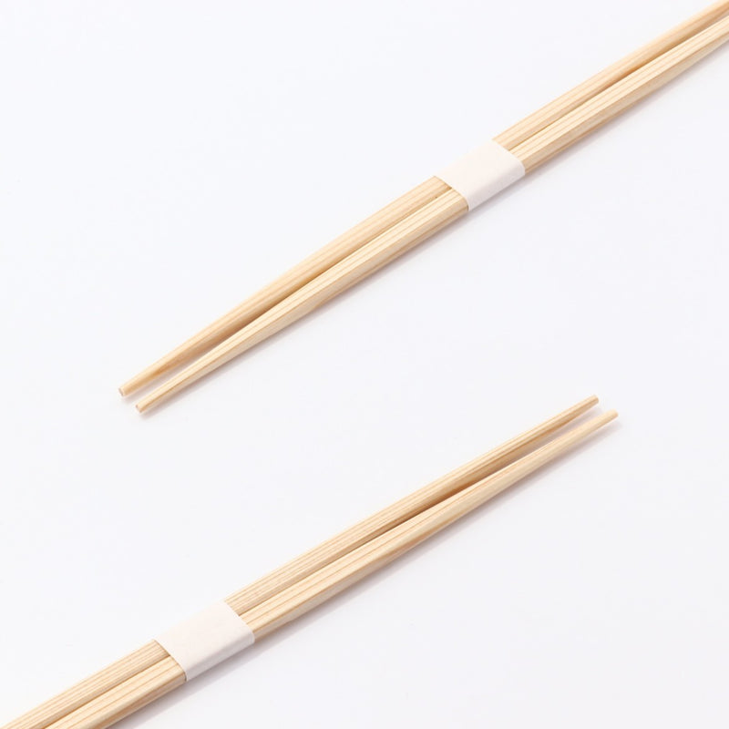 白杉 らんちゅう箸 24cm 白帯巻