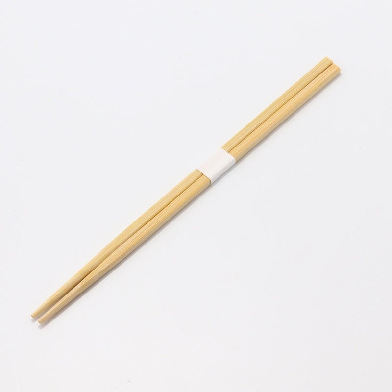 竹 角箸 24cm 白帯巻