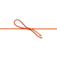 ラメゴム 一重片花結 105mm 赤×金