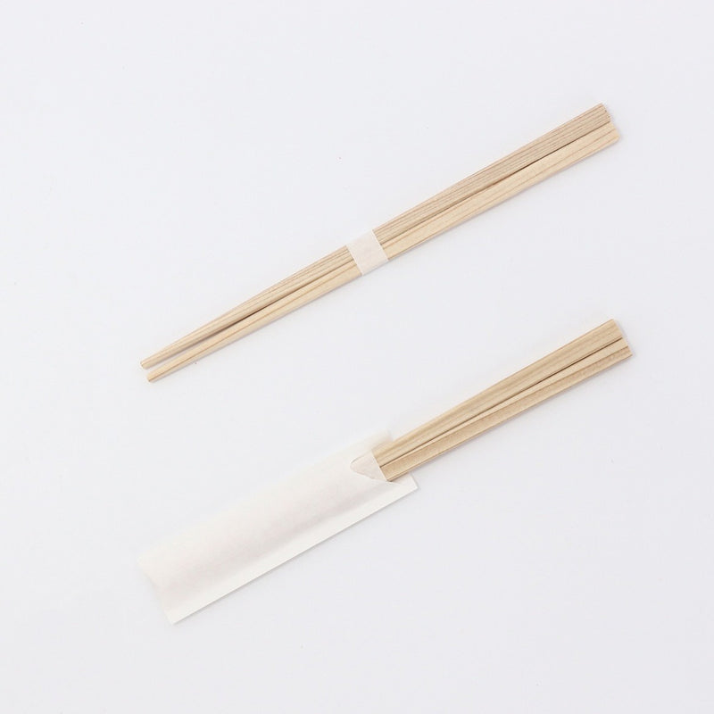 杉箸 あすか箸18cm 白ハカマ袋入