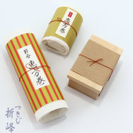 kiraゴム 一重片花結 80mm 赤×金