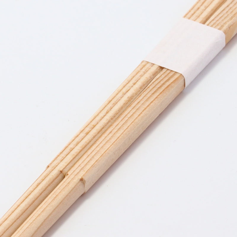 杉 新天削箸 24cm 白帯巻