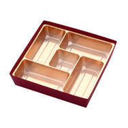 トレー65 風車 5マス 赤金