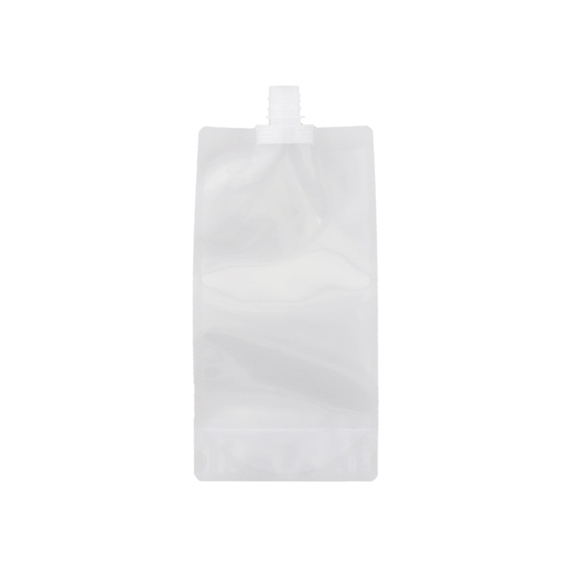 透明スタンド袋 500ml 白キャップ付