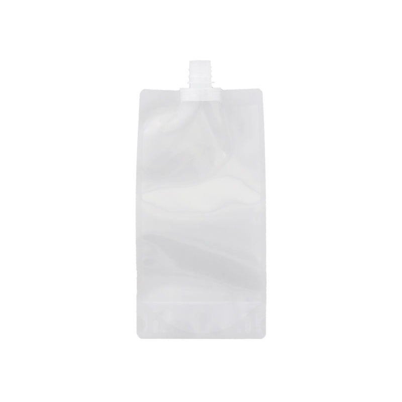 透明スタンド袋 500ml 白キャップ付