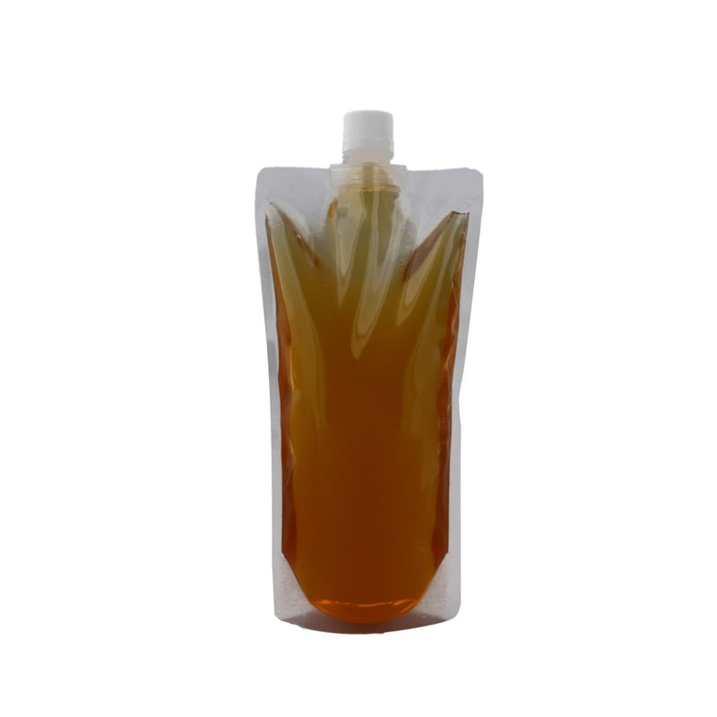 透明スタンド袋 500ml 白キャップ付