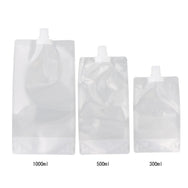 透明スタンド袋 500ml 白キャップ付