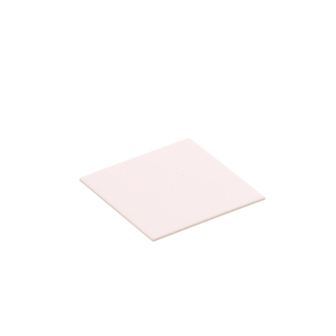 コースター角 生成り 65mm 厚手