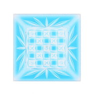 角皿ー20 錦切子・青 ★別途運賃かかります