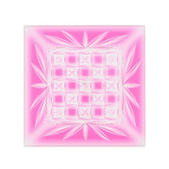 角皿ー20 錦切子・桃 ★別途運賃かかります