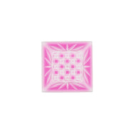 角皿ー20 錦切子・桃 ★別途運賃かかります