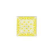 角皿ー20 錦切子・黄 ★別途運賃かかります