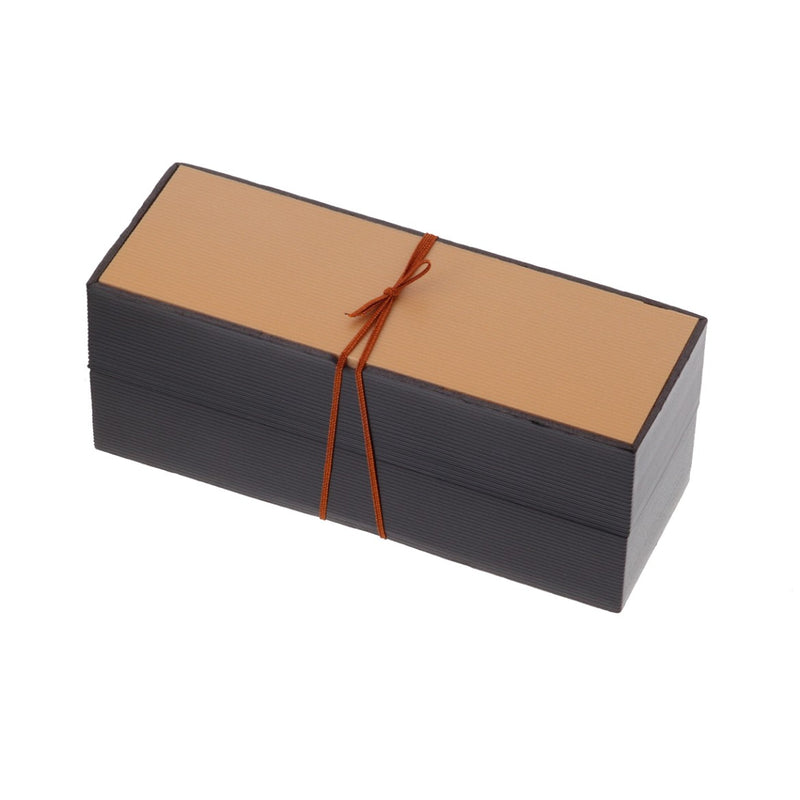 平彩ゴム 二重片花 120mm 樺色