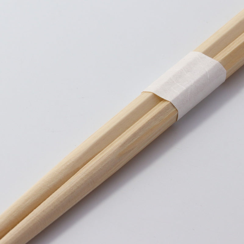 桧箸 六角 両口 26cm 白帯巻