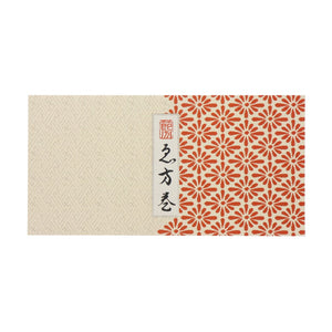 【季節商品】掛紙 恵方巻 花菱（紅）1本用