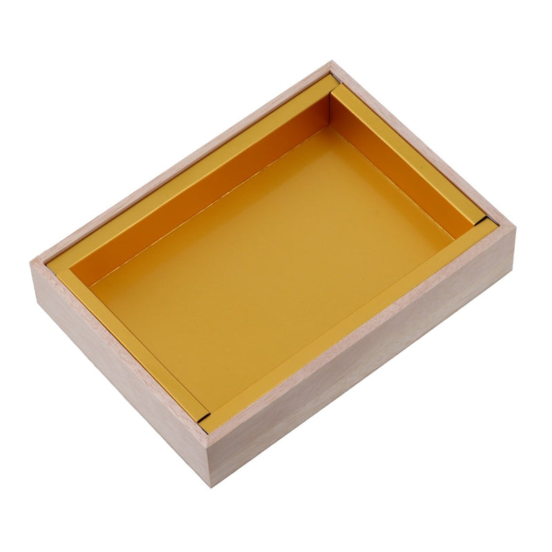 しら木箱 飾り蓋 2合用金台紙入