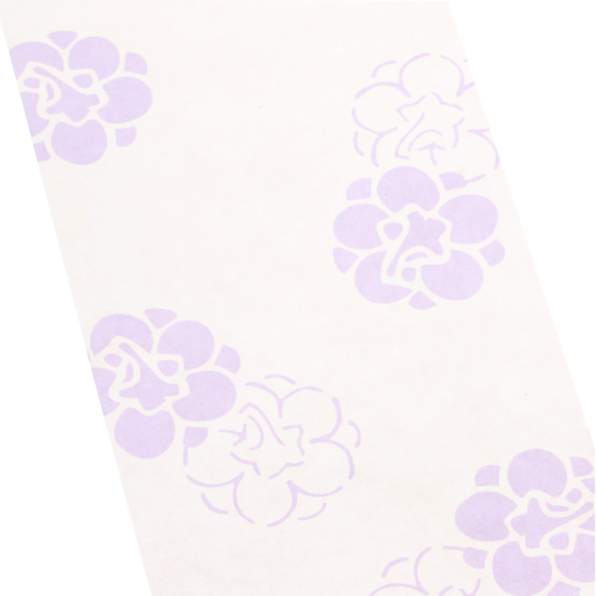 掛紙 花梅 白菫色（しろすみれいろ）