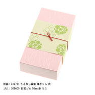 掛紙 花梅 浅緑（あさみどり）