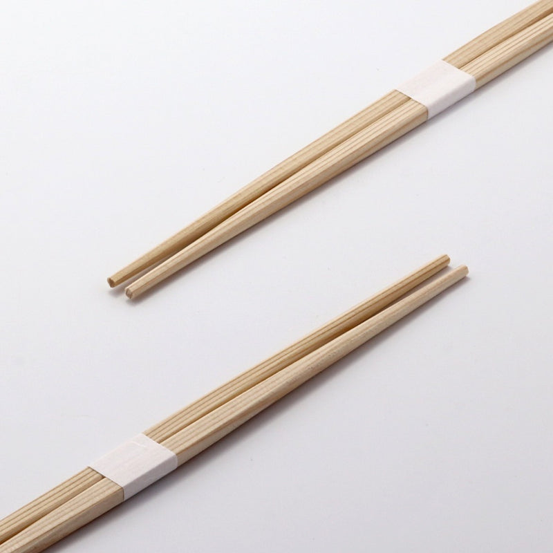 白杉 らんちゅう箸 26cm 白帯巻