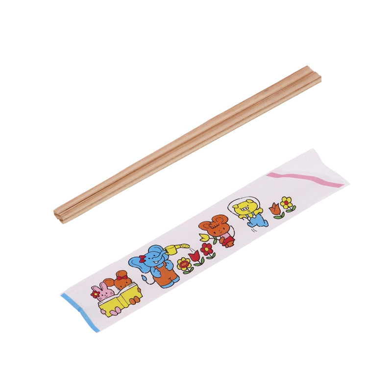 吉野杉 元禄箸 18cm どうぶつ