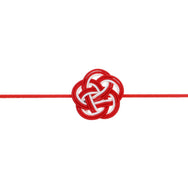 梅水引ゴム 一重結 紅白