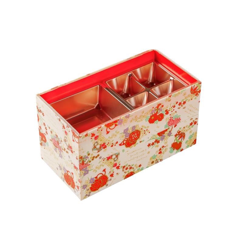 【お届け先エリア１】長折2段小 鼓 共置蓋付