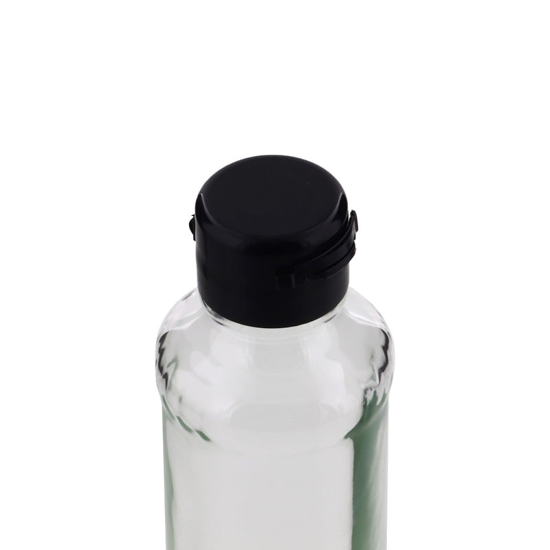 瓶用ヒンジキャップのみ【丸穴】 黒 ※瓶本体別売