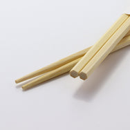竹 六角箸 片口 24cm 白帯巻